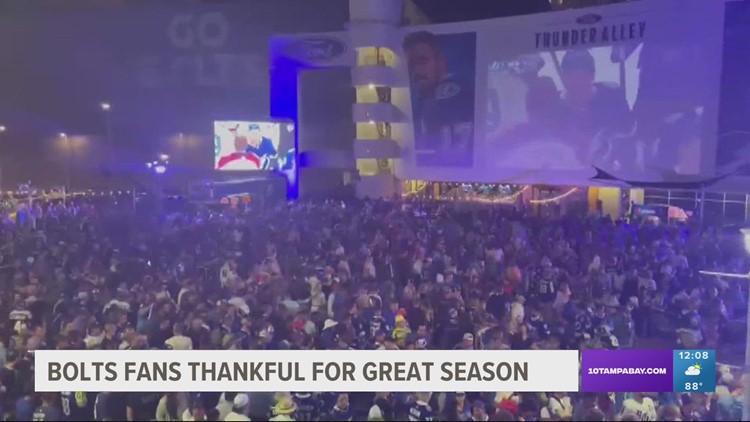 Tampa Bay Lightning fans thankful for great season