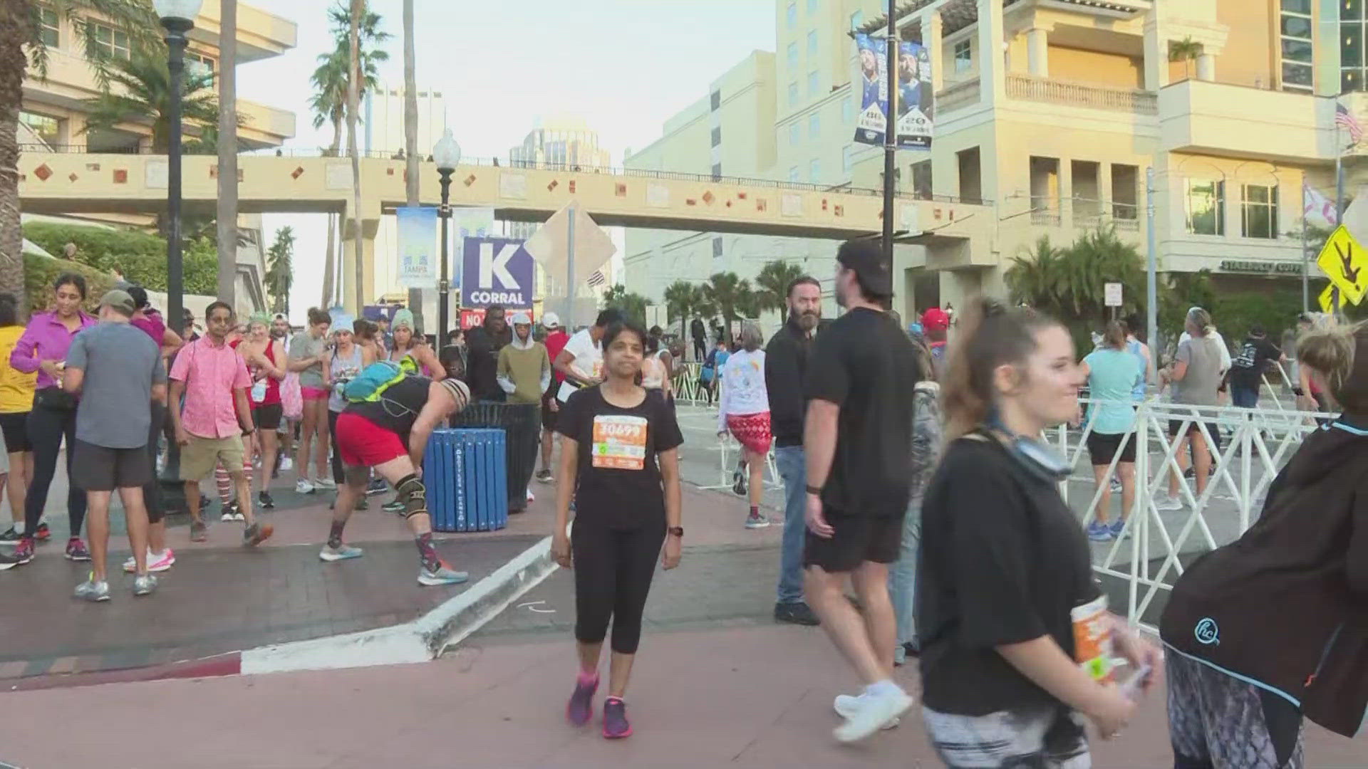 10 Tampa Bay's Nick Volturo is in Tampa and talking with runners before the festivities begin.