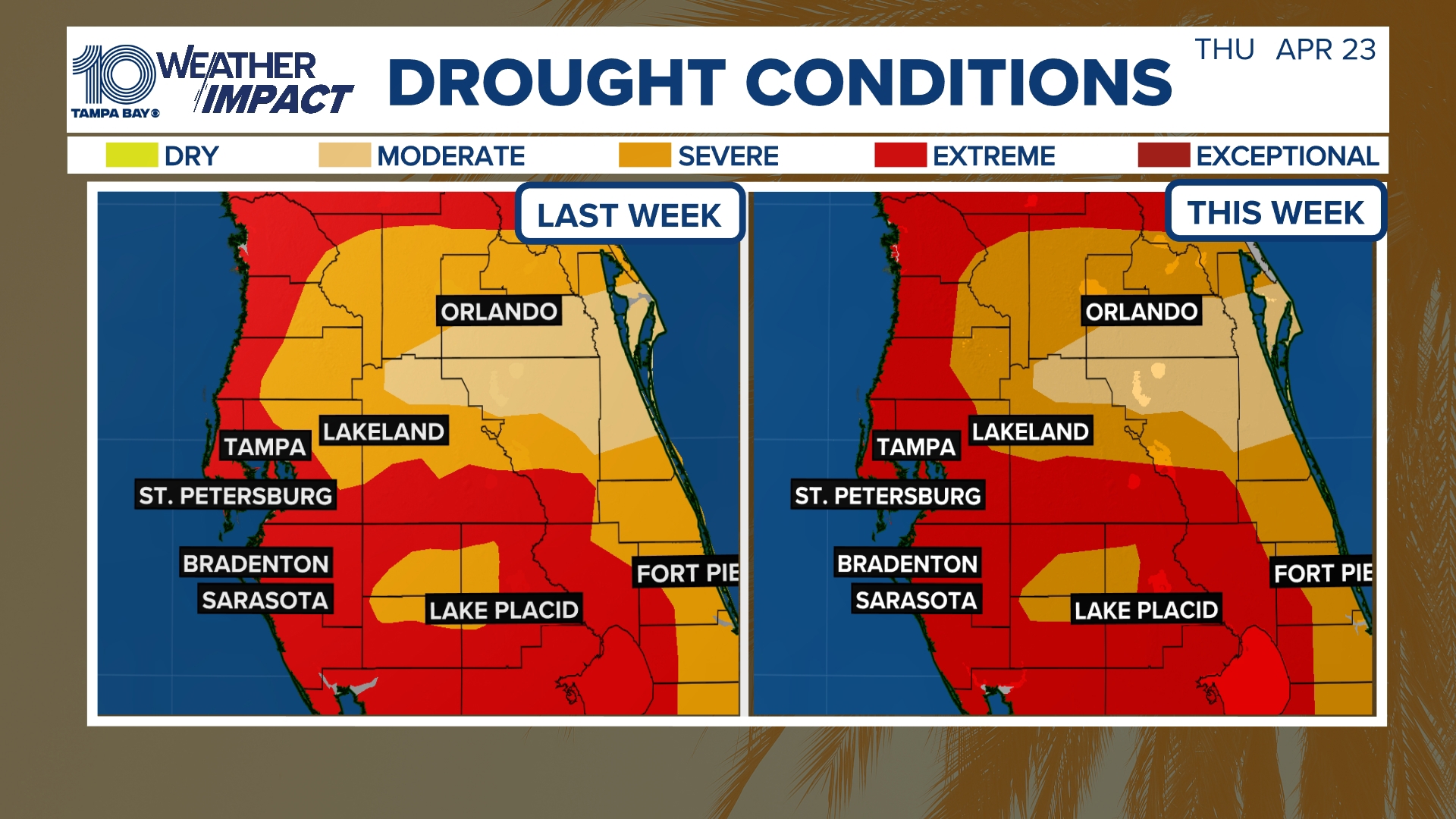 Drought deepens across Tampa Bay as rain falls short | wtsp.com
