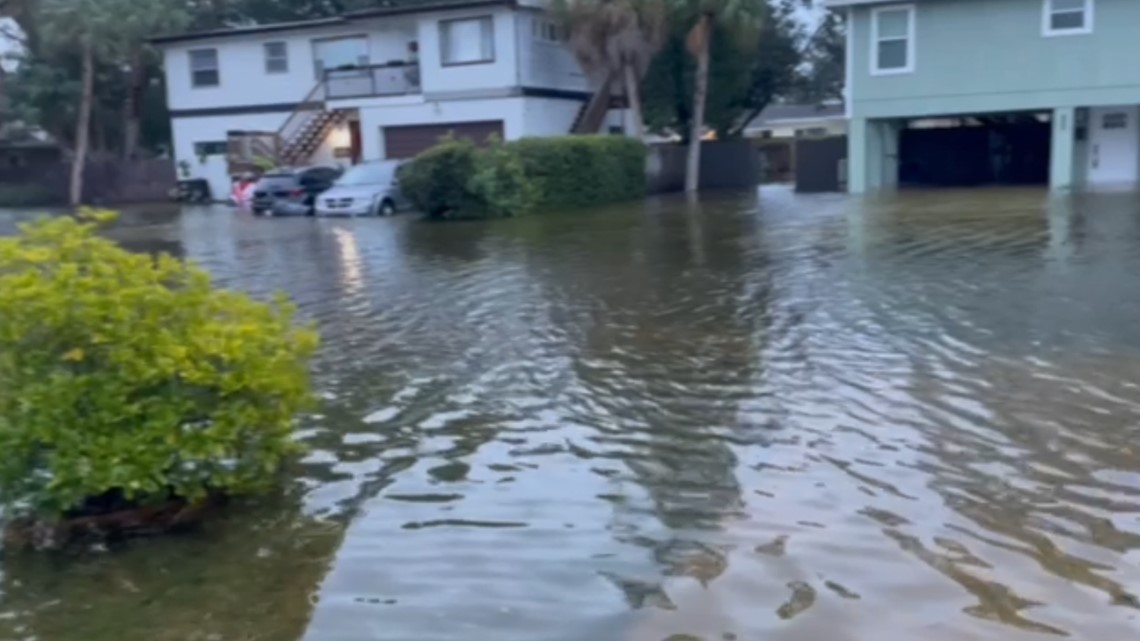 St. Pete's Shore Acres Sees Flooding From Gulf Storm | Wtsp.com