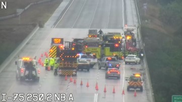 Driver Loses Control Of Semi-truck, Crashes Into Barrier On I-75 | Wtsp.com