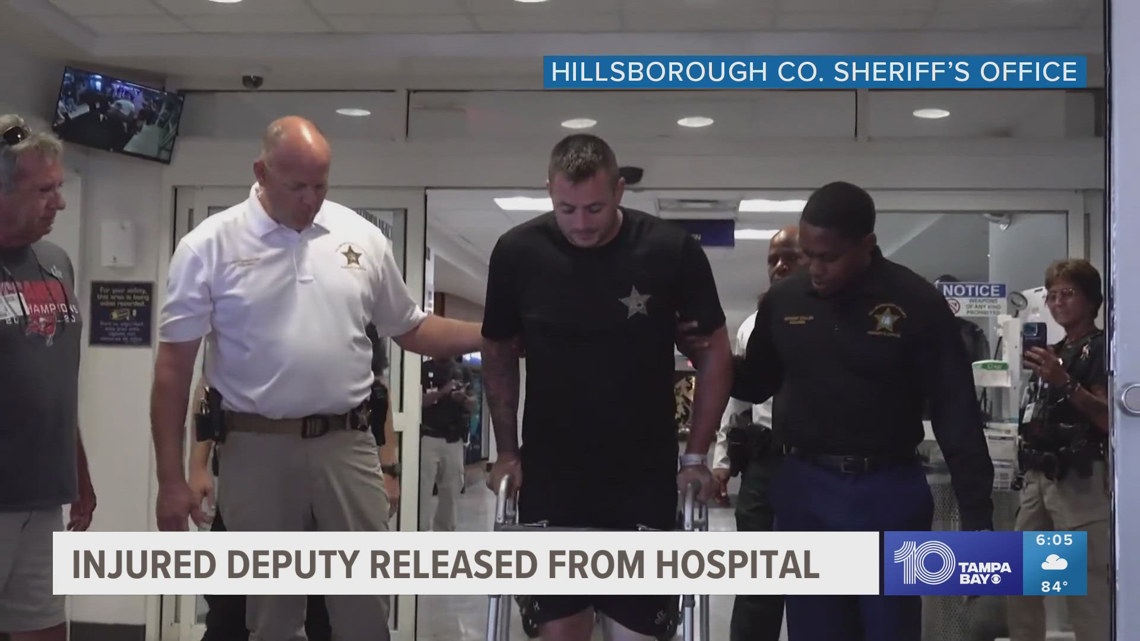 Hillsborough Deputy Released From Hospital After Being Run Over By ...