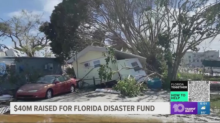 Gov. Ron DeSantis said $40M raised for Florida Disaster fund