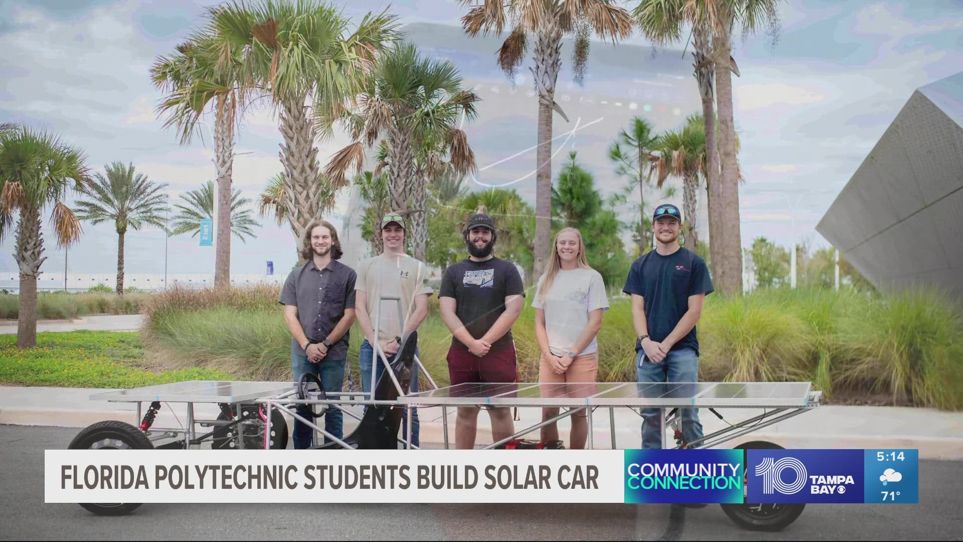 Students are putting what they learned in the classroom to the test while working to build a solar race car for a competition next spring.