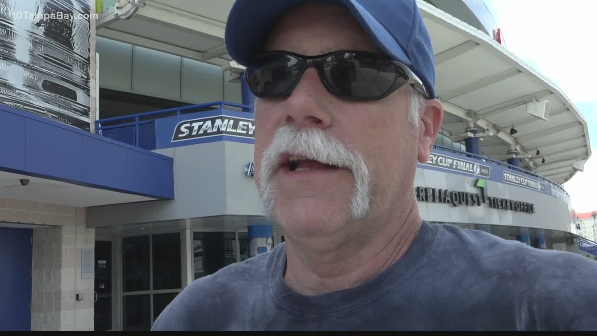 Rose Doxbeck and Wayne Hurtle have followed the Bolts since 2000. Elsa made getting to Tampa a chore, but the fans from Buffalo had to see Game 5 in person.