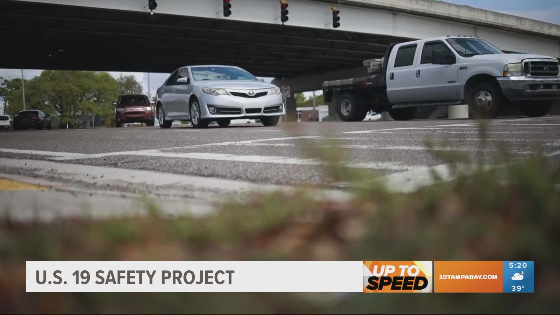 The project is expected to make it safer for foot traffic in the area.