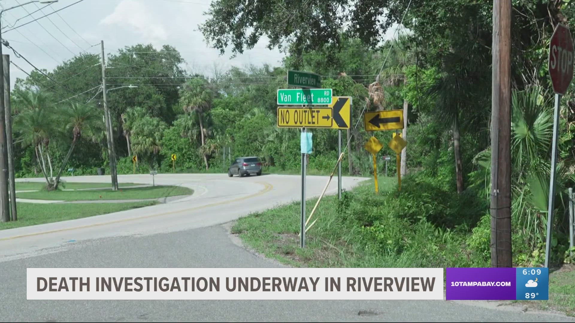 The body was found around 7:30 a.m. in the area of Riverview Drive, deputies said in a news release.