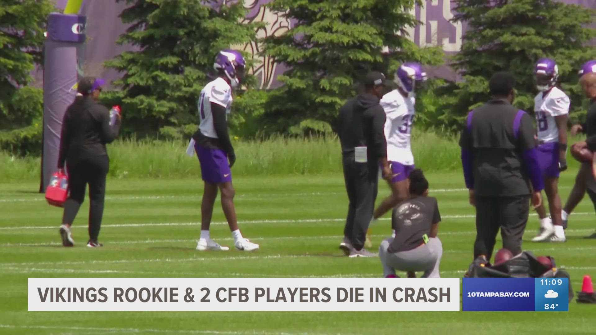 A recent draft pick for the Minnesota Vikings was tragically killed in a car crash on the East Coast, sources said on Saturday.