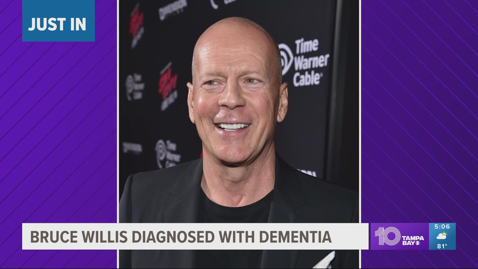 Bruce Willis' type of dementia one of several forms that can