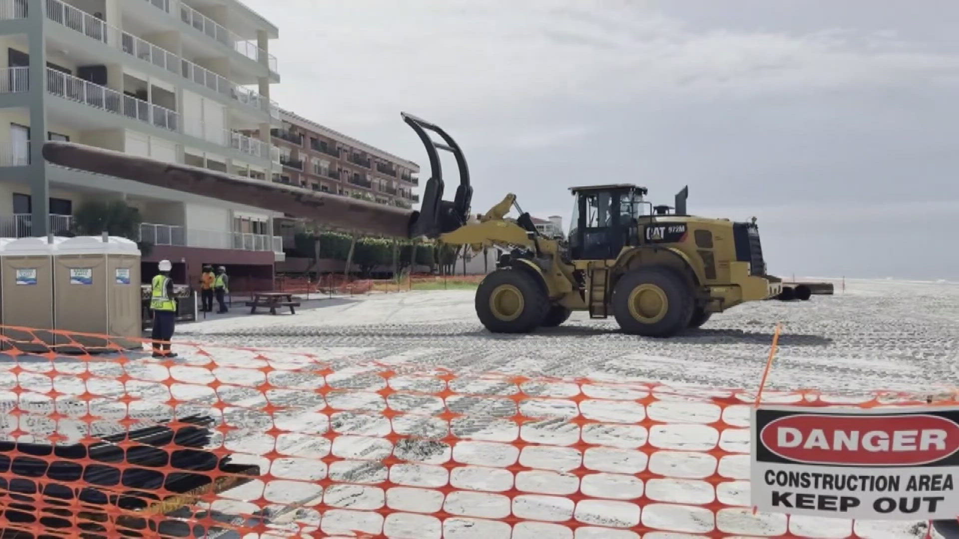 Pinellas County begins emergency beach renourishment project | wtsp.com