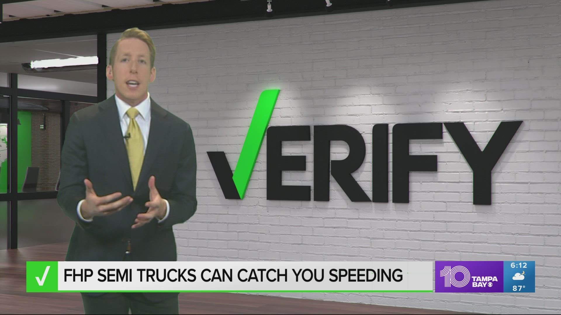 But the agency says the marked trucks are primarily used to promote safety campaigns, not for traffic stops.