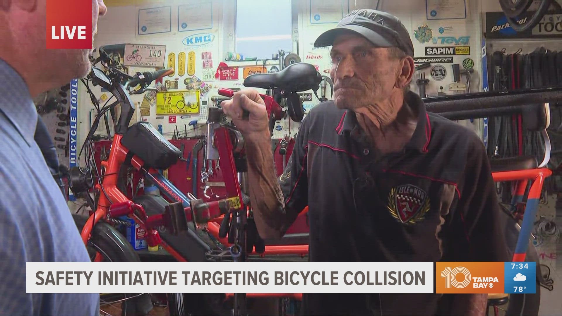 Pinellas County ranks as one of the worst places in the state for bicycle-related crashes.