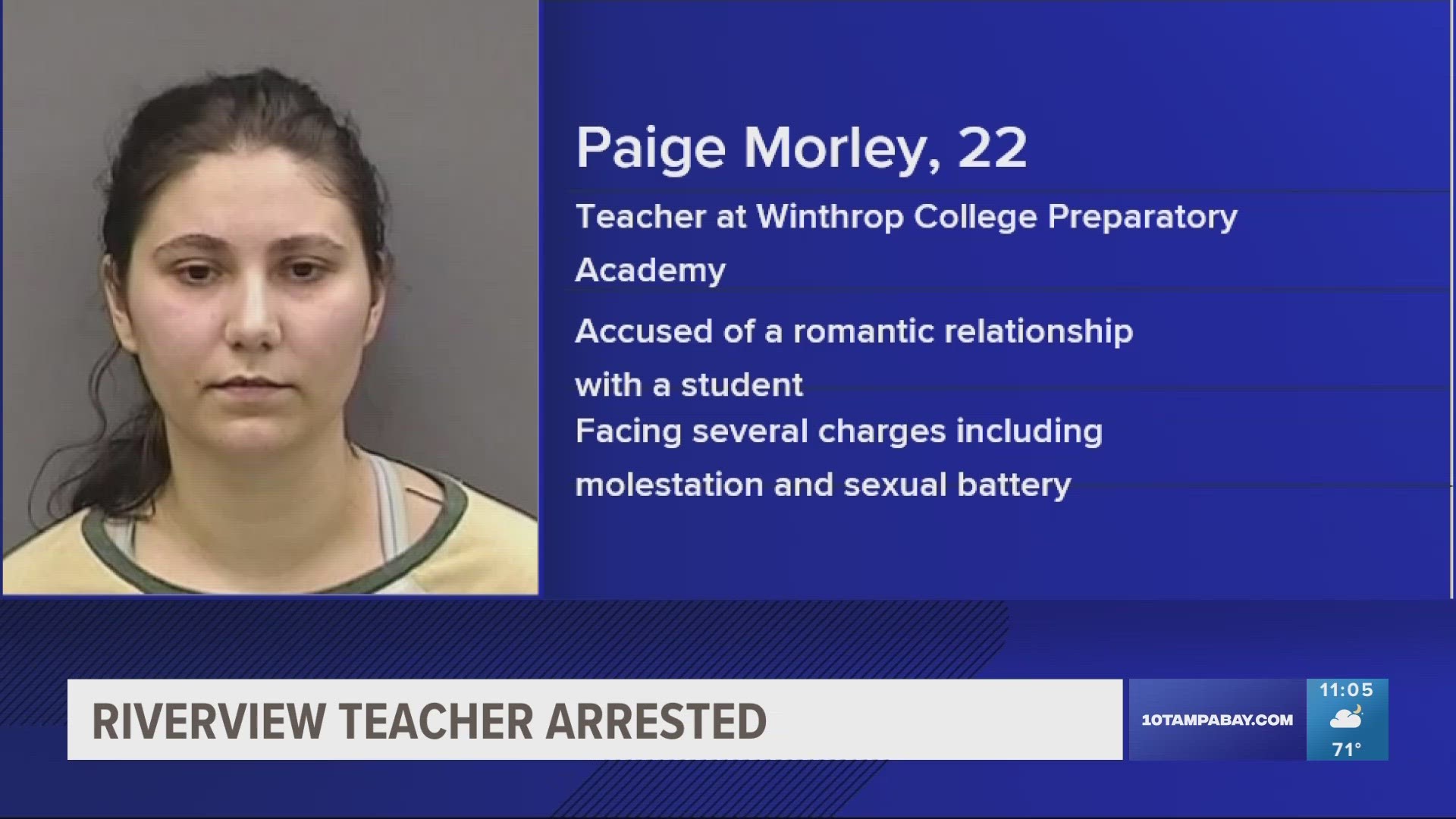 Paige Morley, 22, was a teacher at Winthrop College Preparatory Academy.