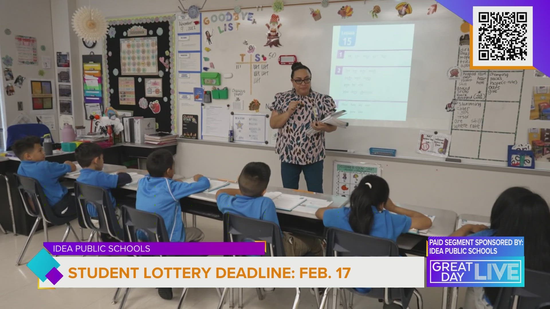 This story sponsored by: Idea Public Schools. Idea Public Schools is opening a new campus in Lakeland. The deadline to apply for the student lottery is February 17th