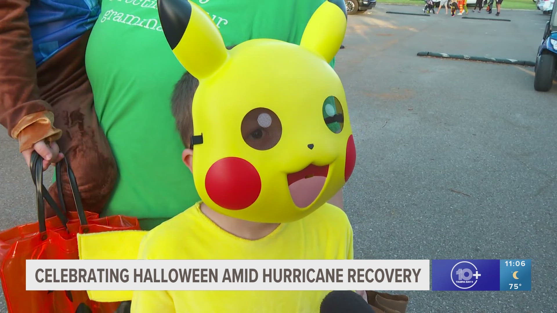 For many families, Halloween has brought a sense of hope as they continue to rebuild after back-to-back hurricanes.