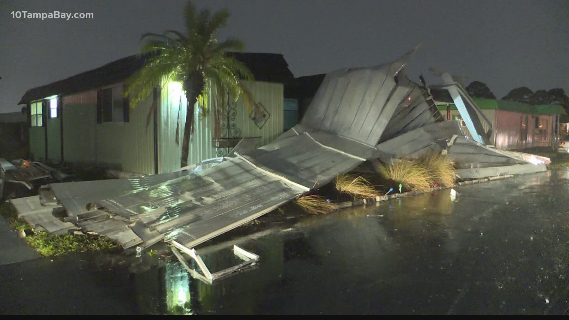 The NWS issued a severe thunderstorm alert for the area from 6:24 p.m. until 7:30 p.m.