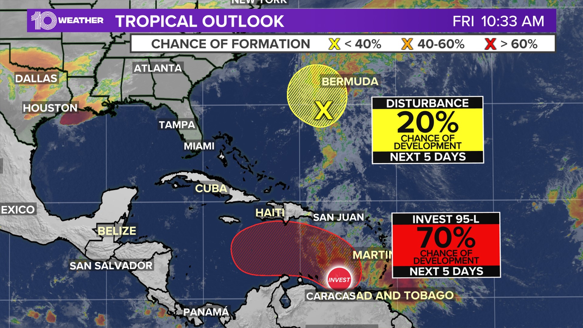 Hurricane season: Tracking 2 disturbances in the Atlantic | wtsp.com