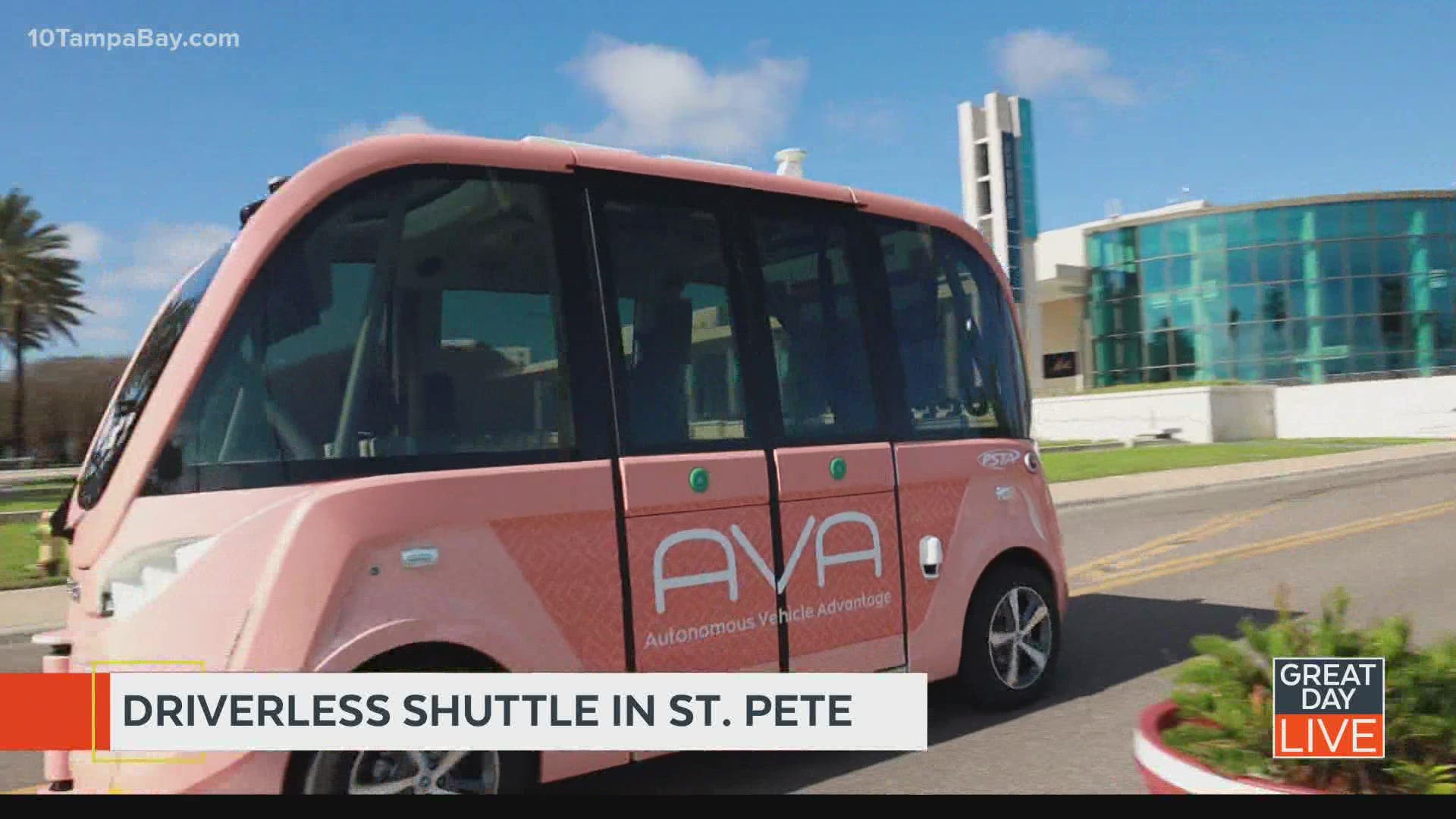 Take a ride on PSTA’s driverless shuttle