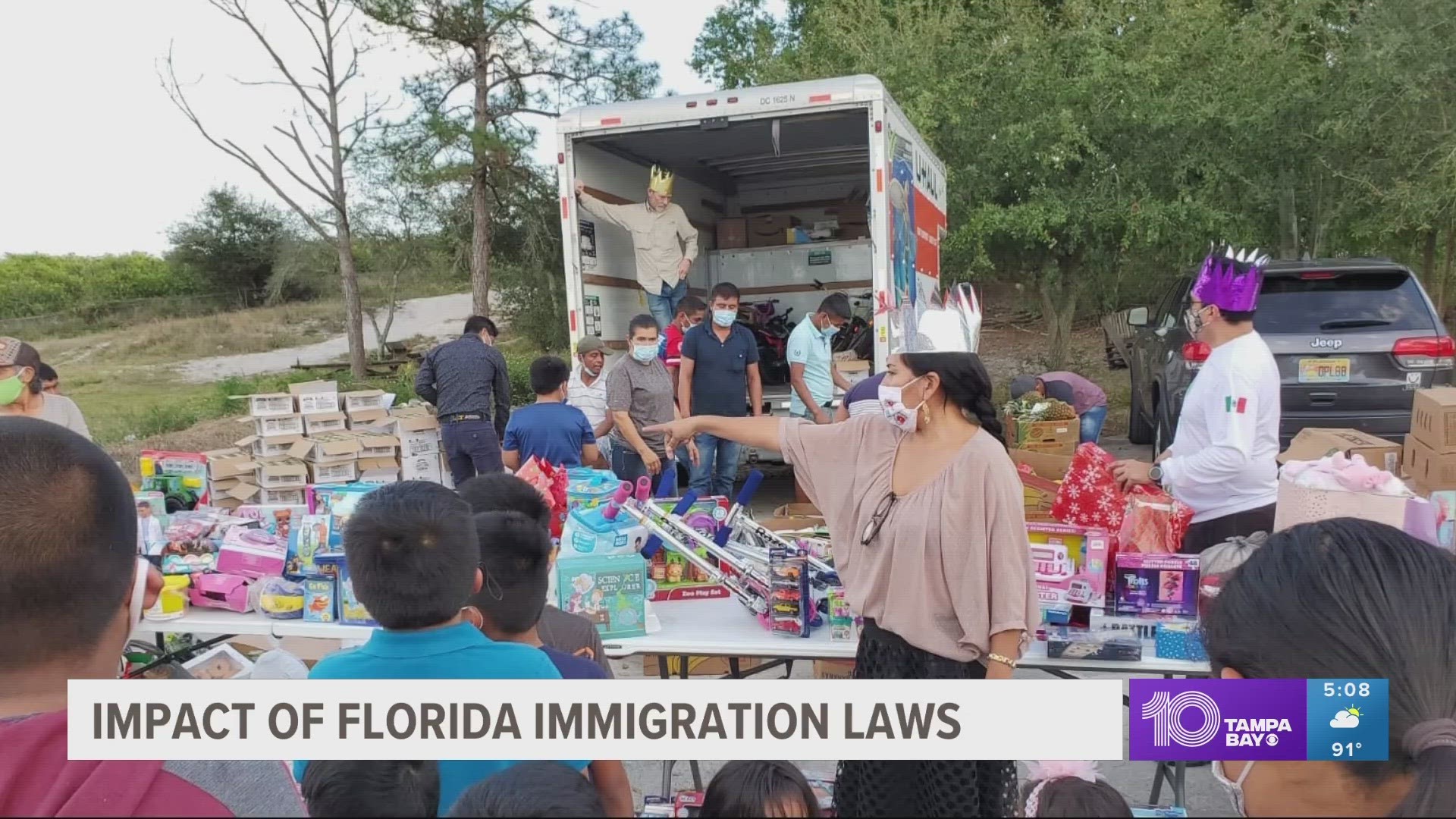 Gov. Ron DeSantis sweeping new legislation he said is aimed to crack down on migrants at the U.S.-Mexico border.