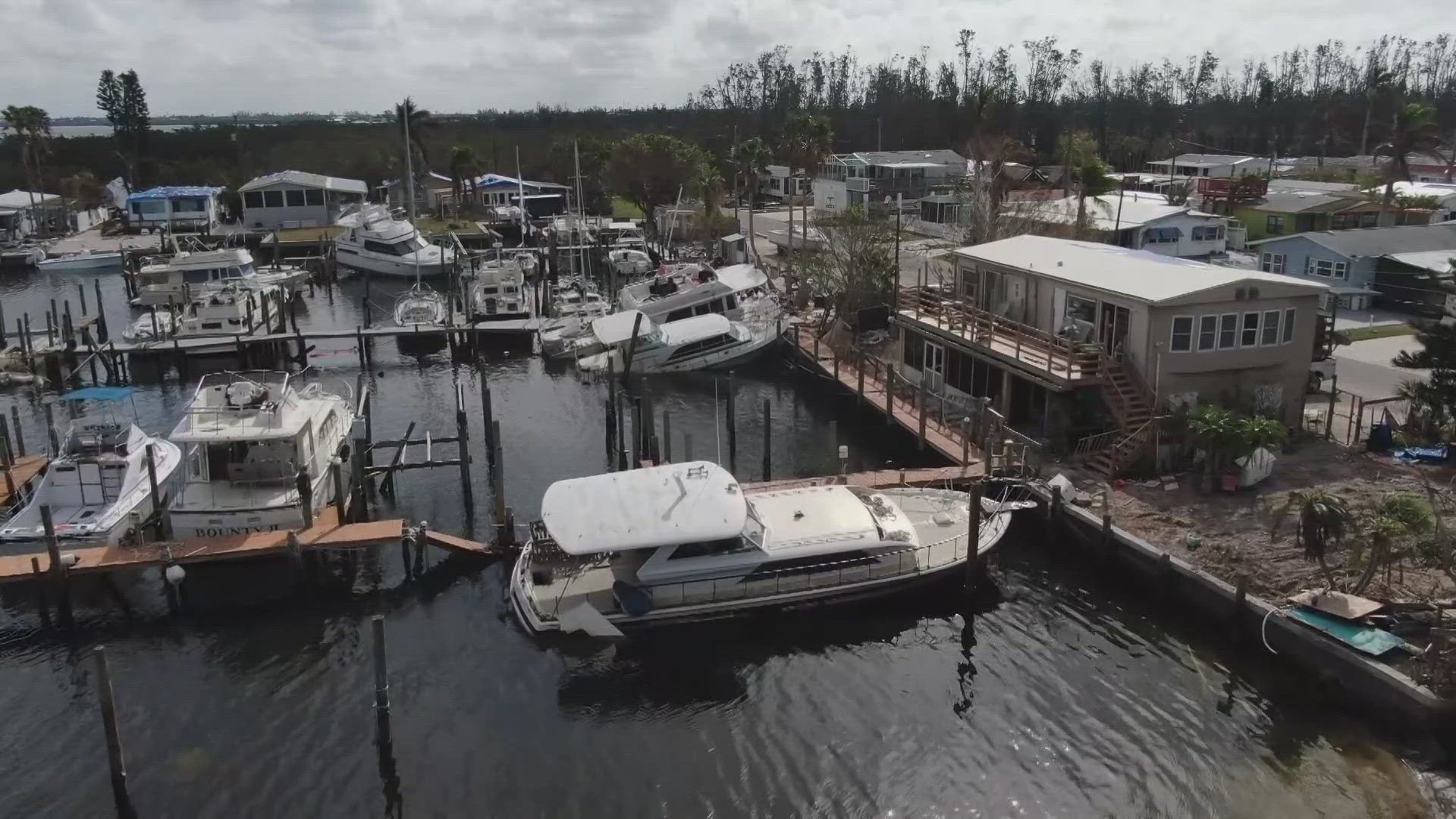 On the surface some homes look fixable, but a 50% rule under the national flood insurance program prevents repairs above half of a home's market value.