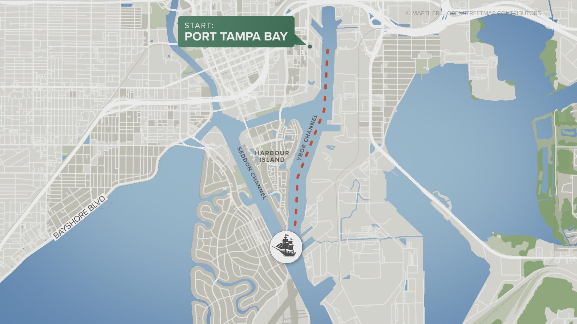 The high seas will make it tough for pirates to safely navigate Tampa Bay-area waters during Gasparilla, prompting a major route change.