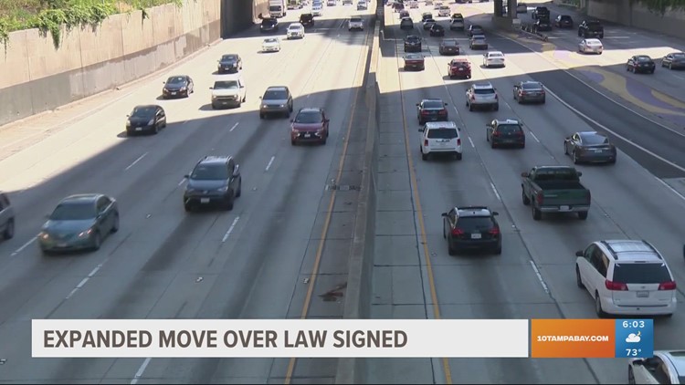'Move over' law expanded in Florida: What that means for drivers