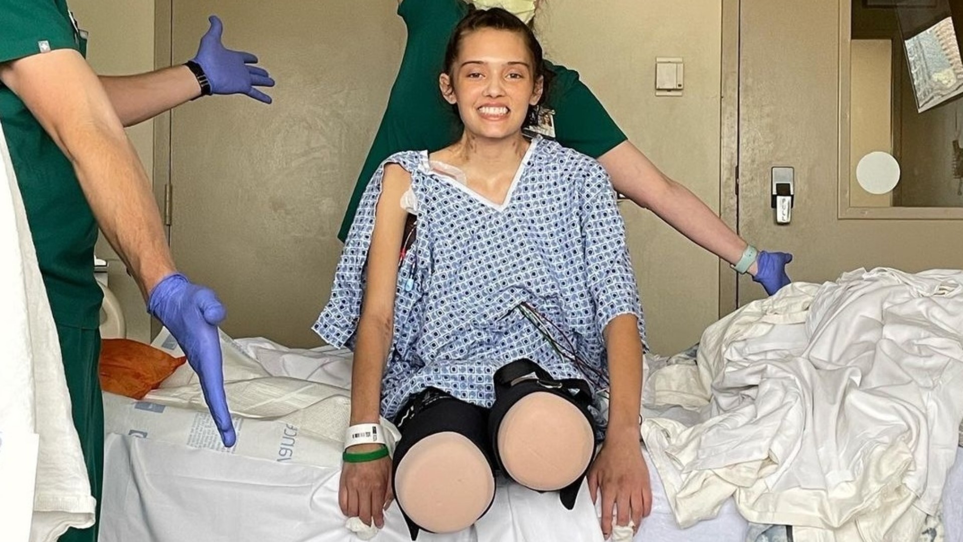 Claire Bridges was brought to Tampa General Hospital in January after contracting COVID. Bridges has a heart condition and faced numerous health conditions.