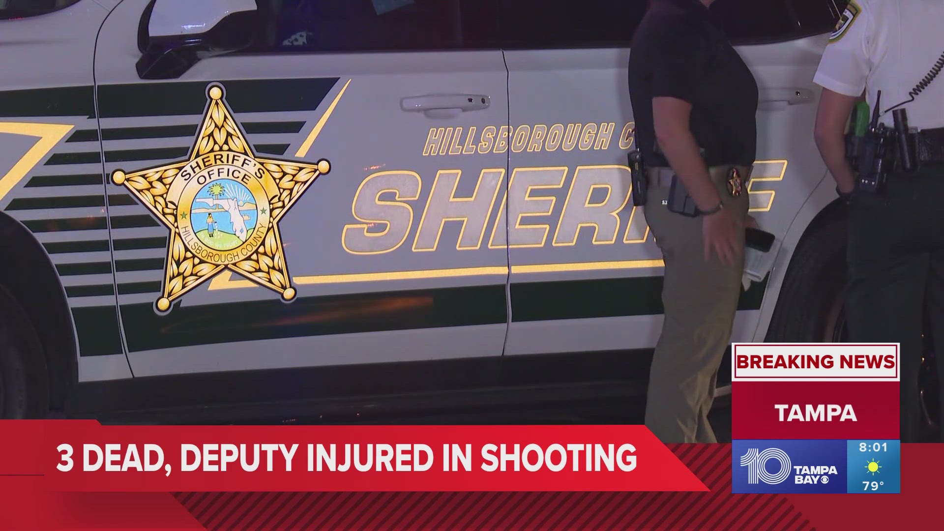 A 19-year-old man shot and killed his parents and then fired shots at deputies responding to the scene. He was killed at the scene on Saturday night.