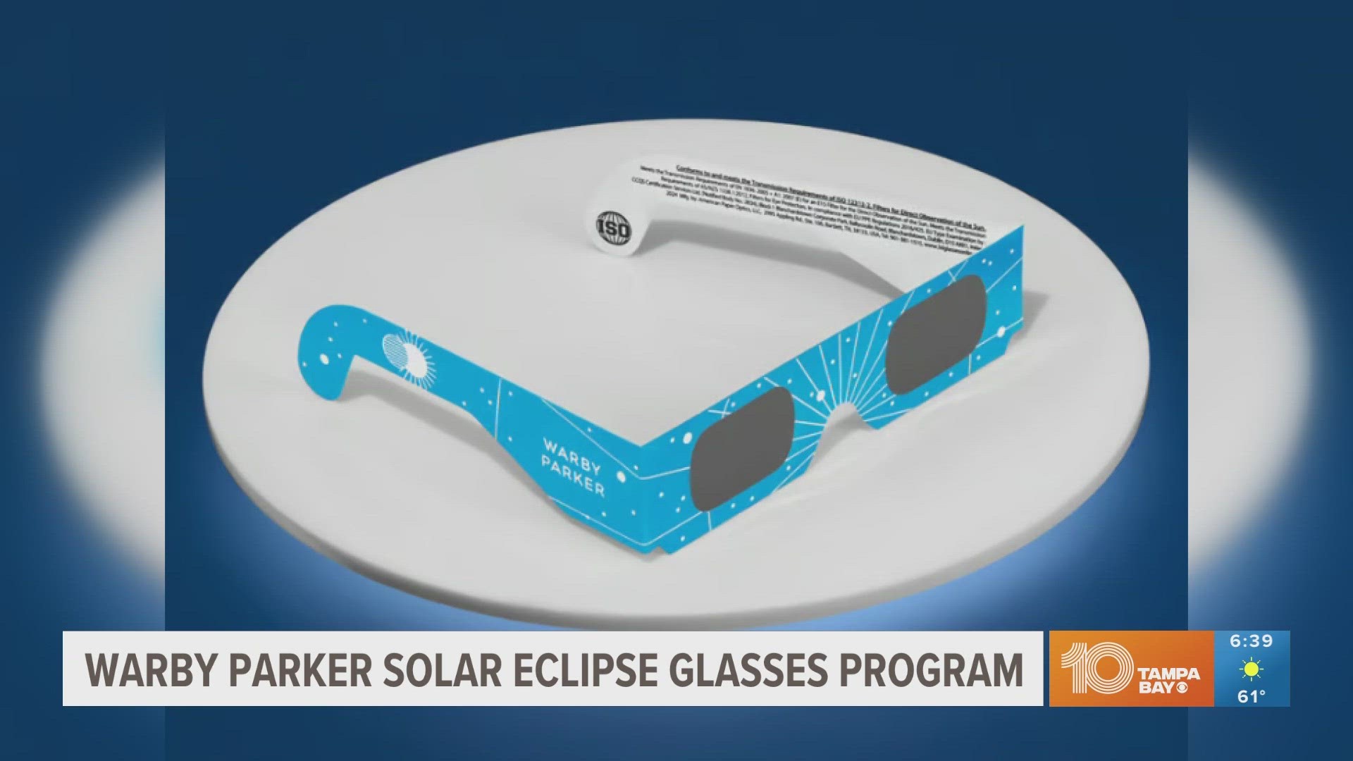 The company is offering free glasses at its stores nationwide. After the eclipse, you can donate gently used glasses back to be given to educators and students.