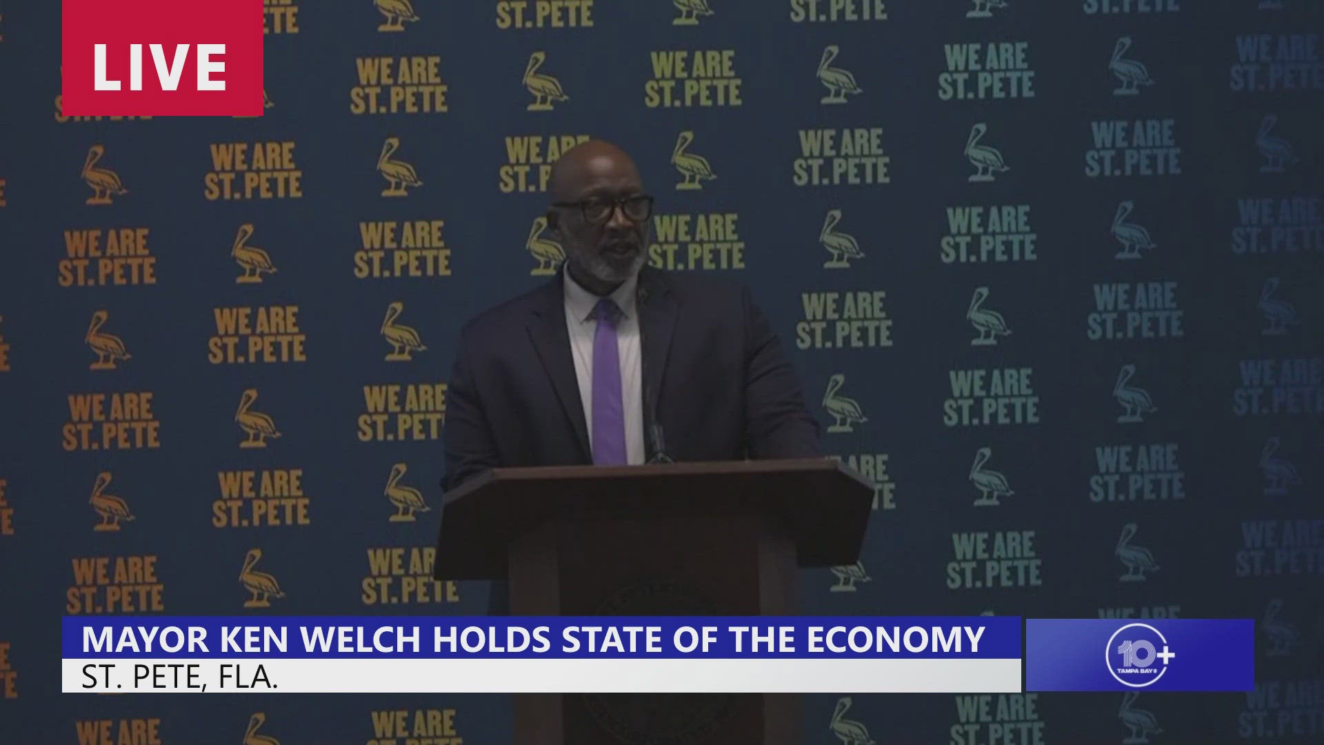 The mayor laid out his "Pillars for Progress" during an address on Tuesday evening. 