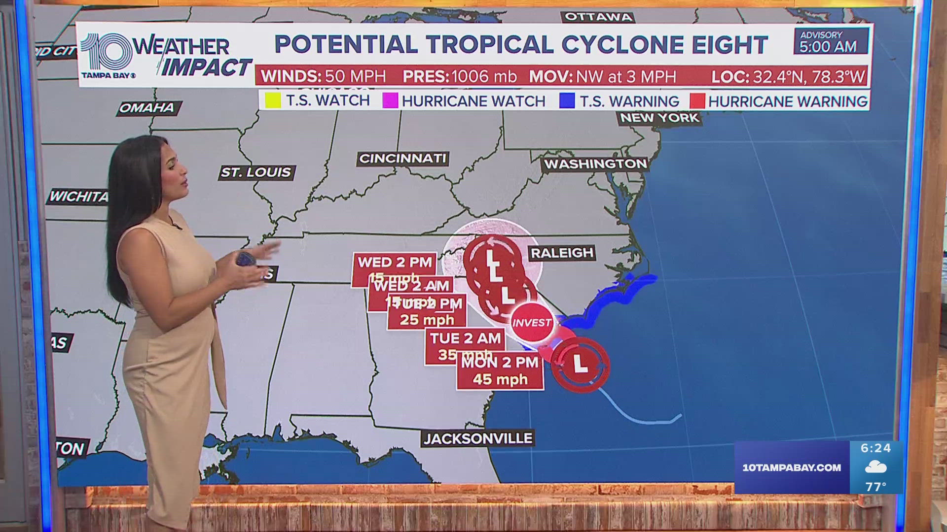 Potential Tropical Cyclone Eight may become a tropical storm but is expected to weaken quickly once it reaches land.