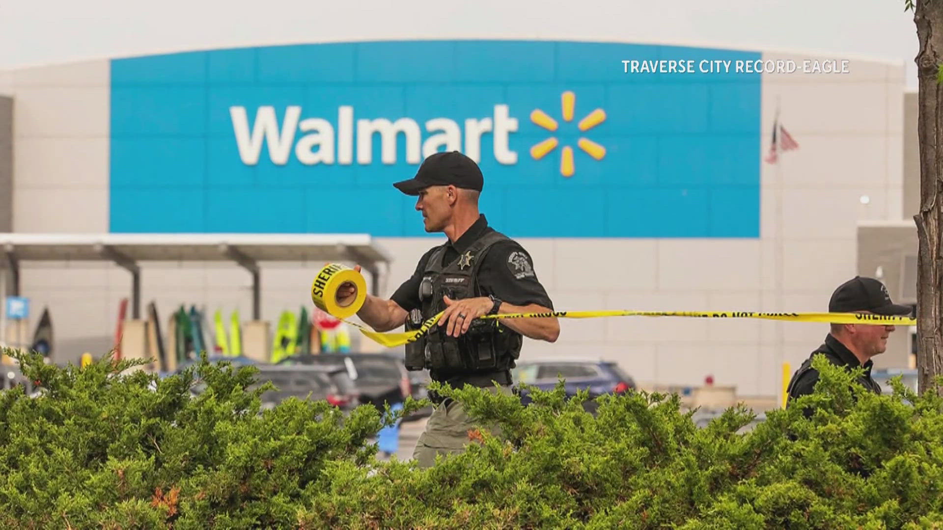 leven people were stabbed at a Walmart in Traverse City on Saturday — with six in critical condition — in what a Michigan sheriff said appeared to be a random act.