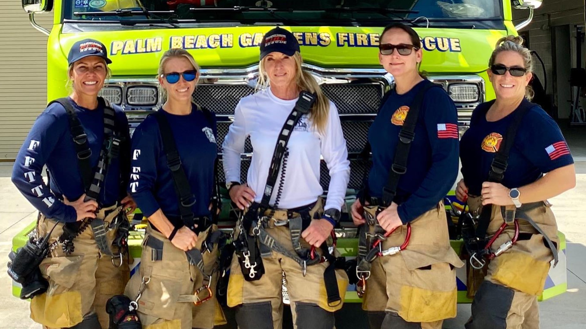 Palm Beach Gardens Fire Rescue celebrates 1st all-female crew | wtsp.com