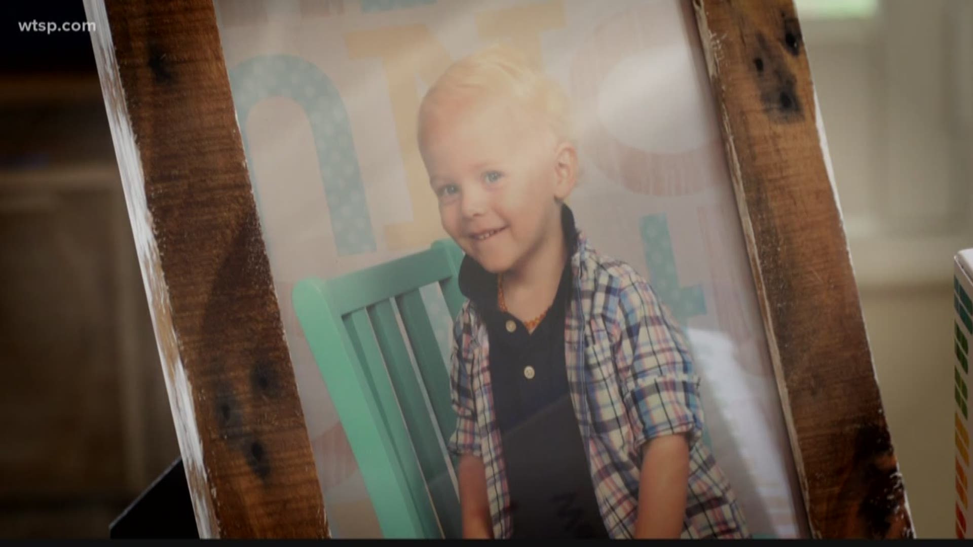 A Tampa Bay mother says the death of her child is bringing about change. 

Meghan DeLong’s son Conner was killed after his bedroom dresser tipped over and crushed him. It was Mother’s Day 2017. 

DeLong co-founded Parents Against Tip-Overs, or PAT, after finding out she was not alone in losing a child to furniture falling.