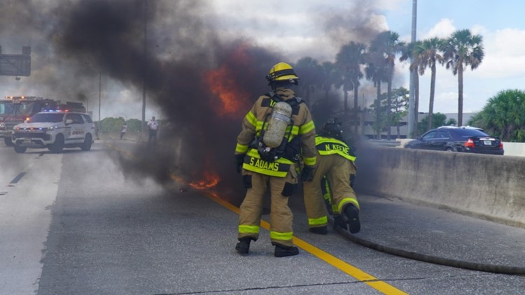 NFL running back Leonard Fournette says his car caught fire on the