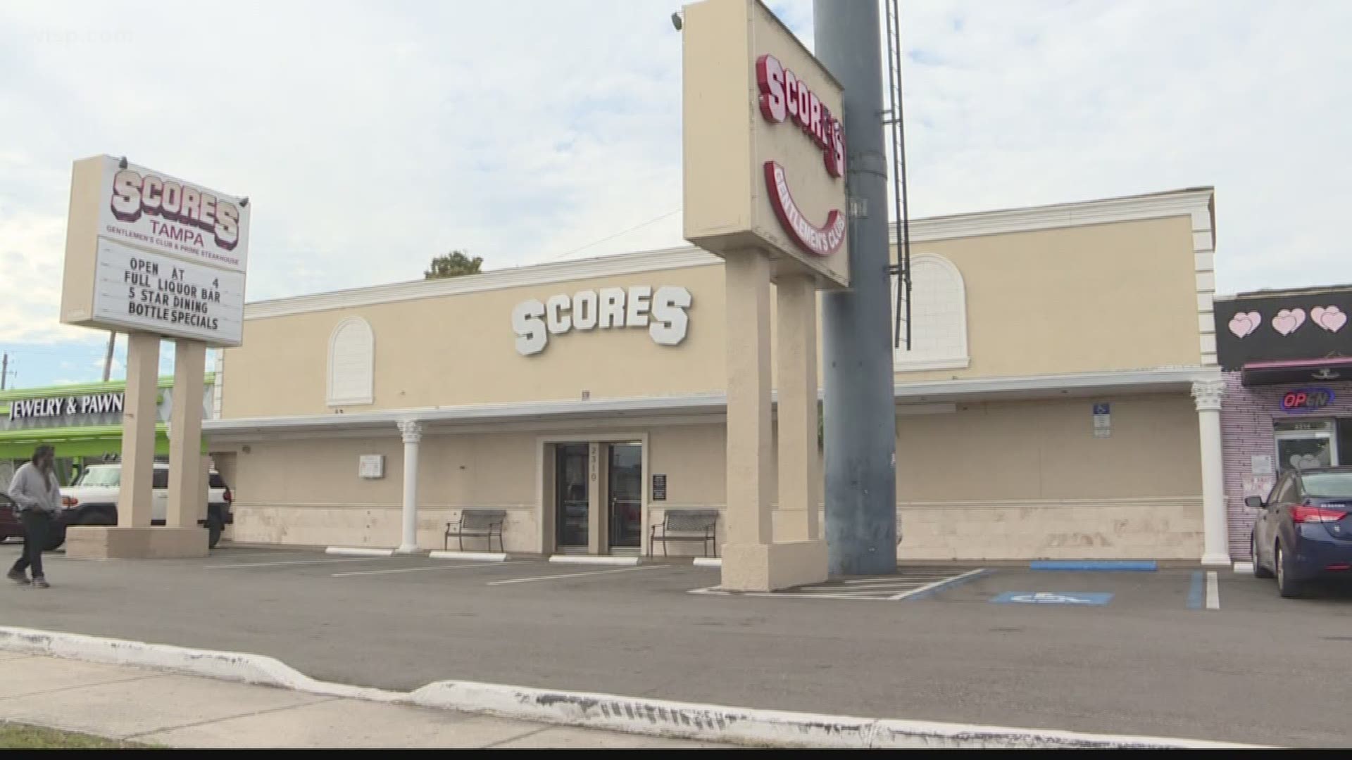 The case filed in circuit court says a Scores Gentlemen's Club in Tampa illegally employed a minor with disabilities.