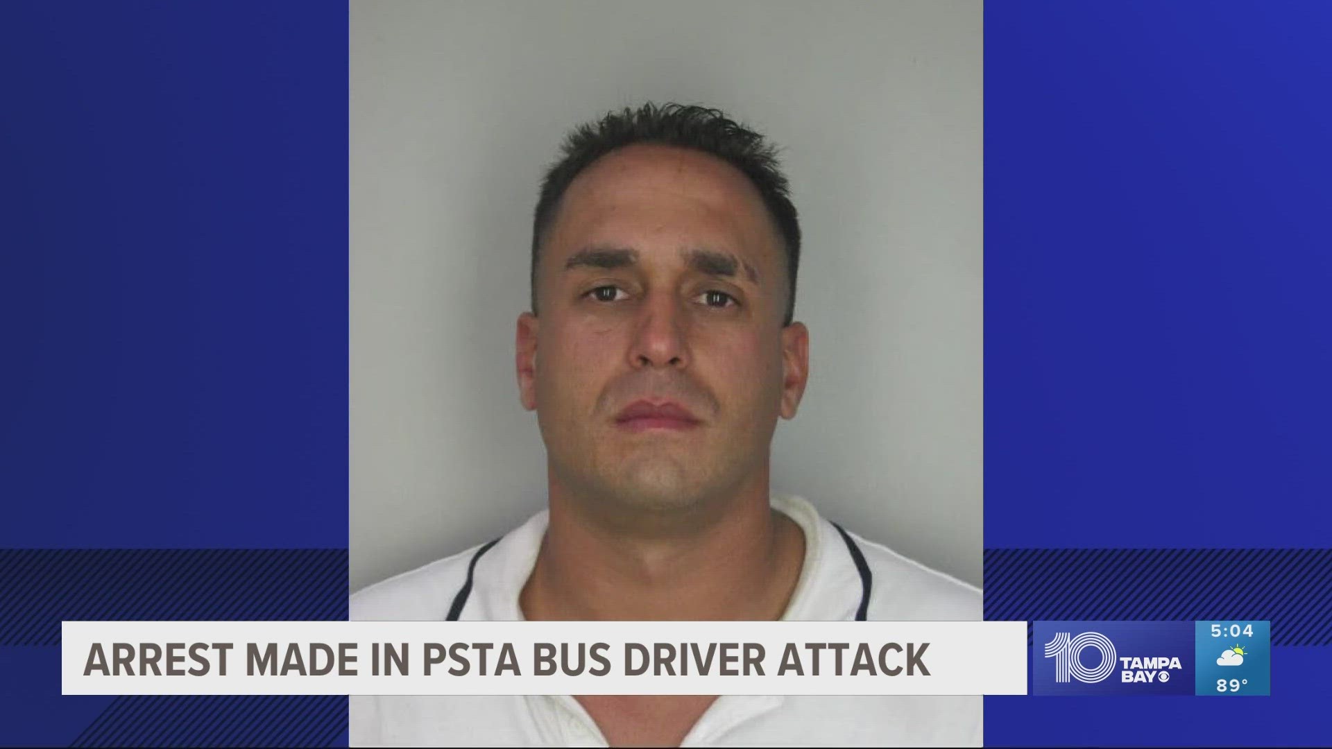 Obdulio Chacon was seen on video attacking the bus driver a little after 5 p.m. on Tuesday near the entrance to the St. Pete Pier, police said.