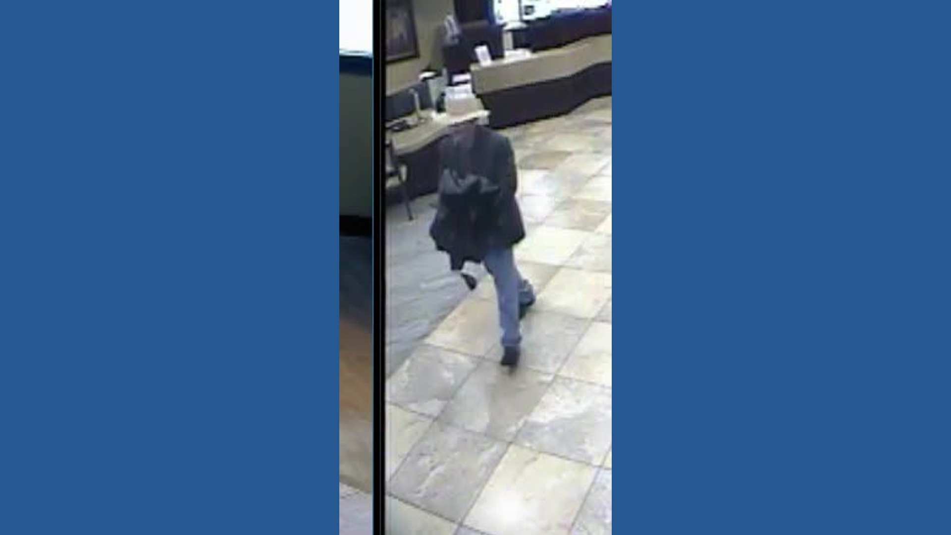 Largo police are searching for a bank robbery suspect; ask public for