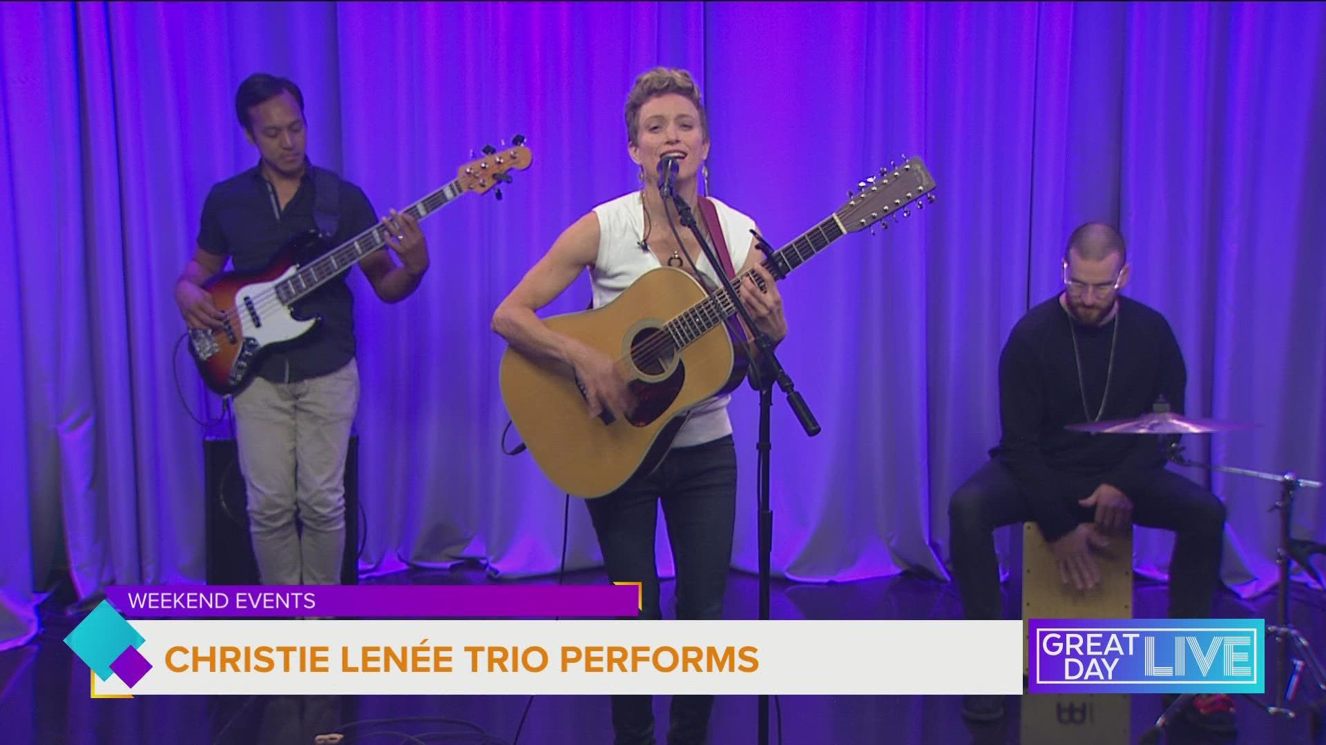 Tampa’s own Christie Lenee performs