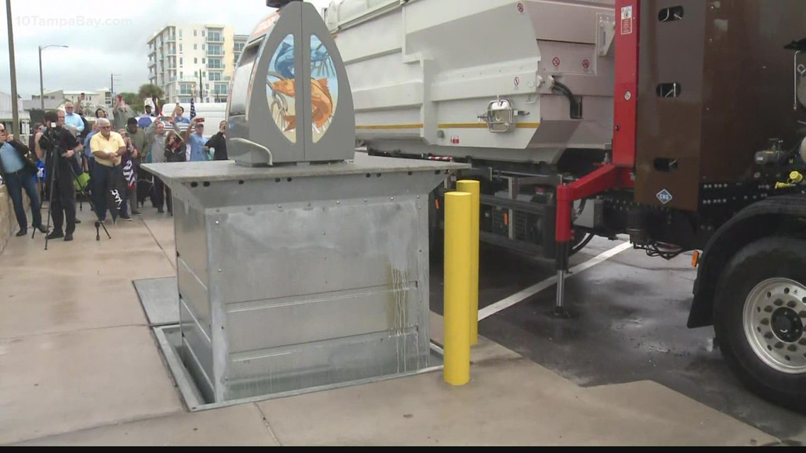 New trash and recycling vaults in Clearwater keep beaches litter free