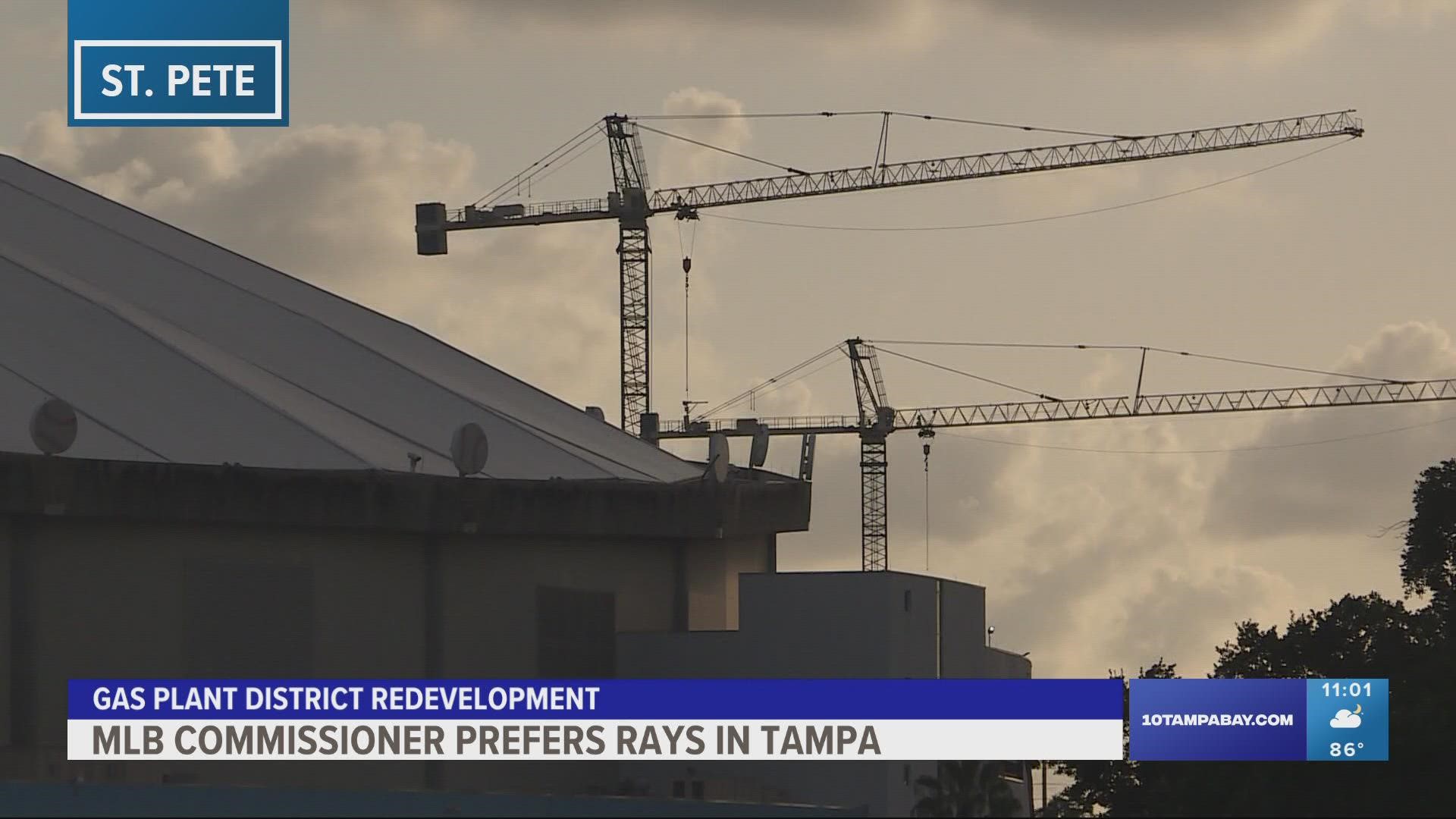 The St. Petersburg deputy mayor says the city is "invested in a partnership with the Rays," but would continue to thrive if they were to relocate to Tampa.