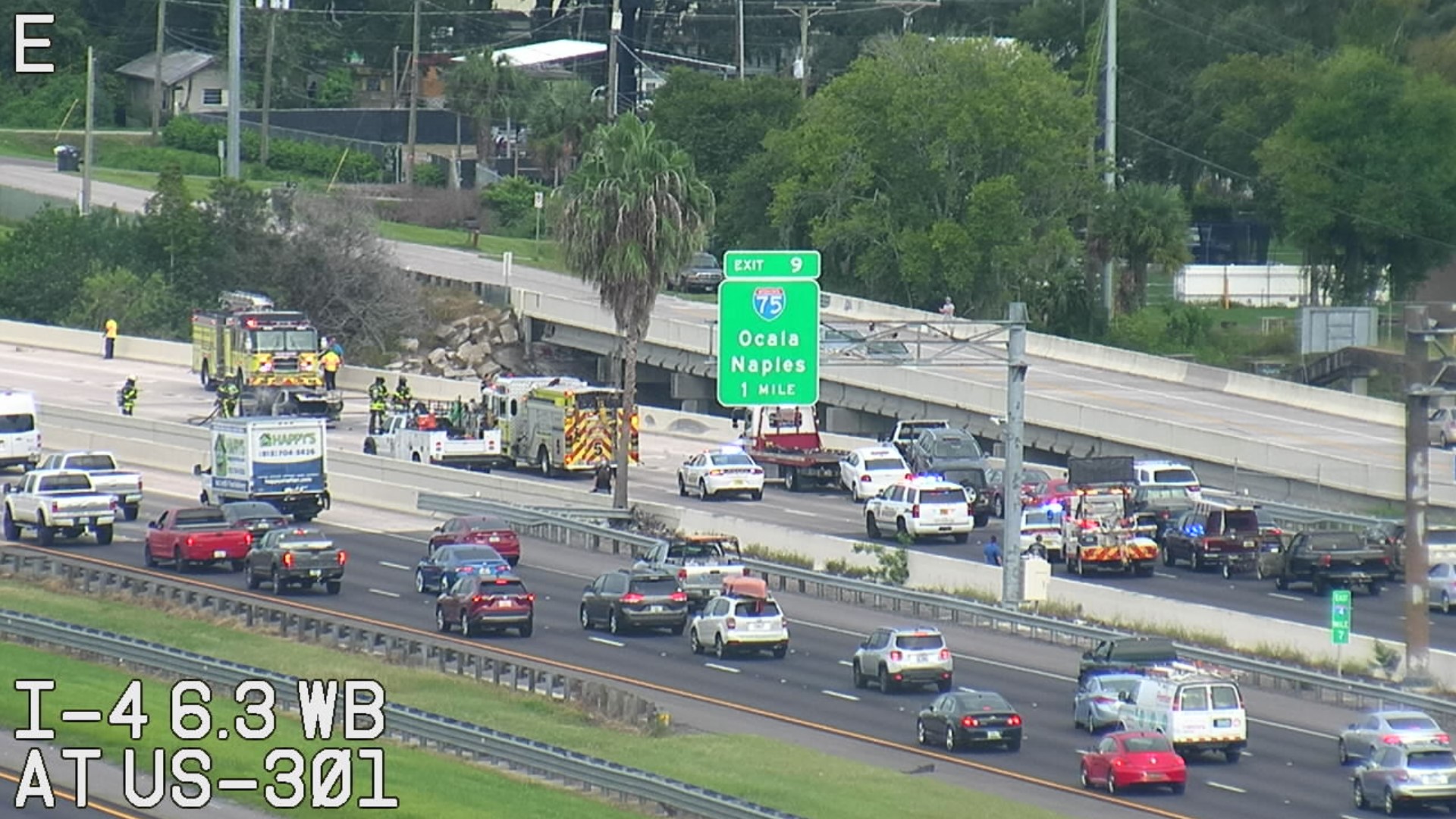 Crash at I-4, US 301 slow traffic in Tampa | wtsp.com