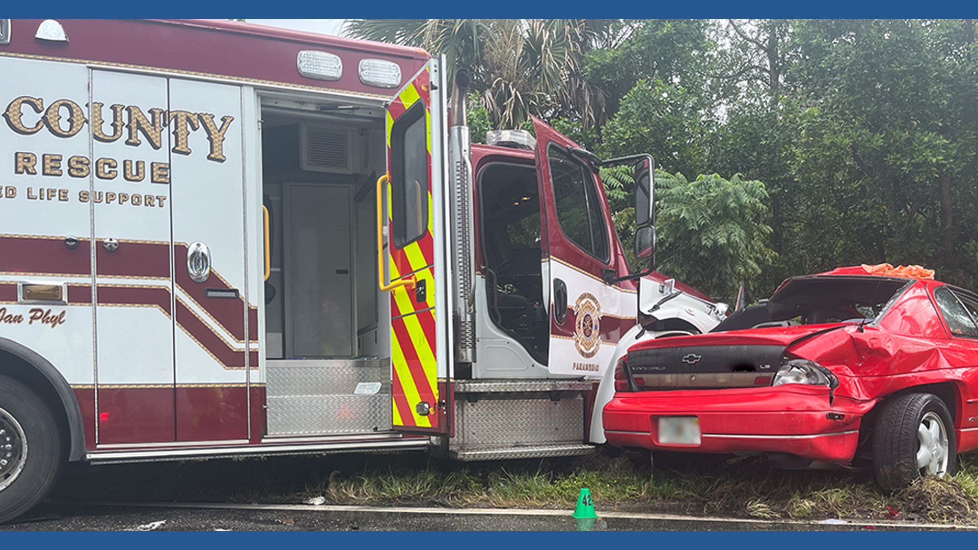 Polk County ambulance involved in deadly Winter Haven crash | wtsp.com