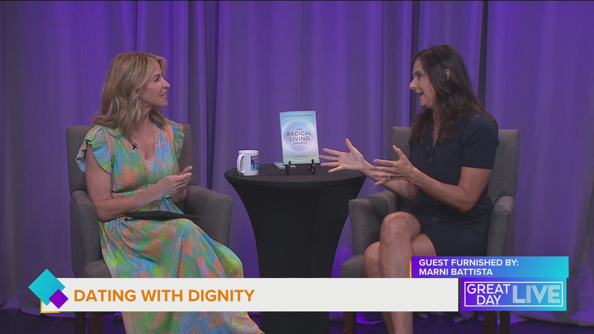 Author Marni Battista talks about her book, “Your Radical Living Challenge,” and shares tips for dating with dignity.