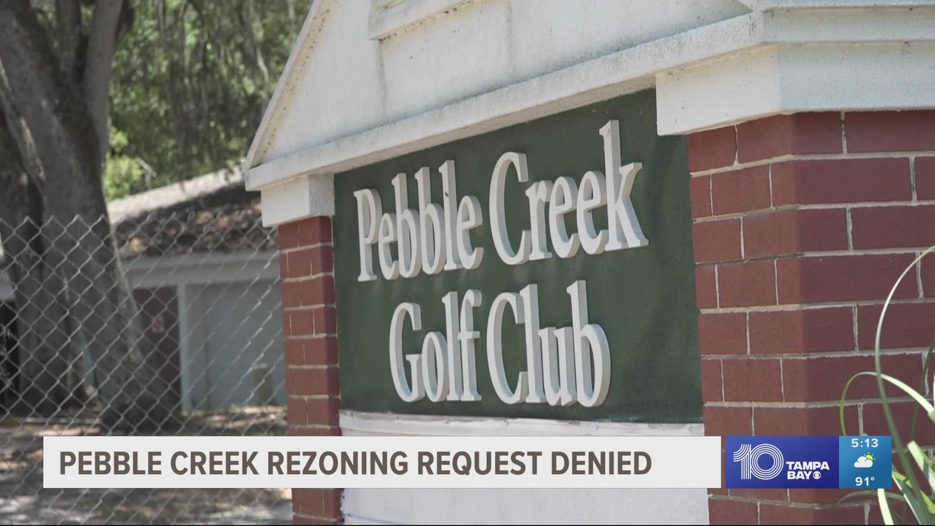 County Commissioners voted 5-2 on Tuesday morning to oppose a plan that would have rezoned the golf course for residential properties.