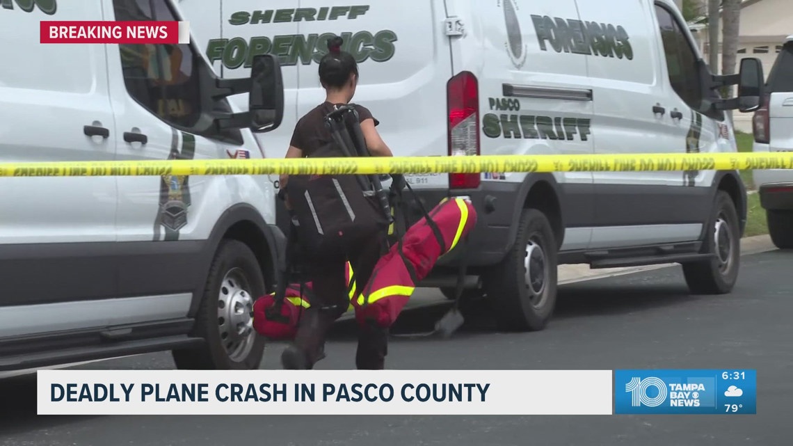 Fatal plan crash in Pasco County leaves 1 dead, home damaged | wtsp.com