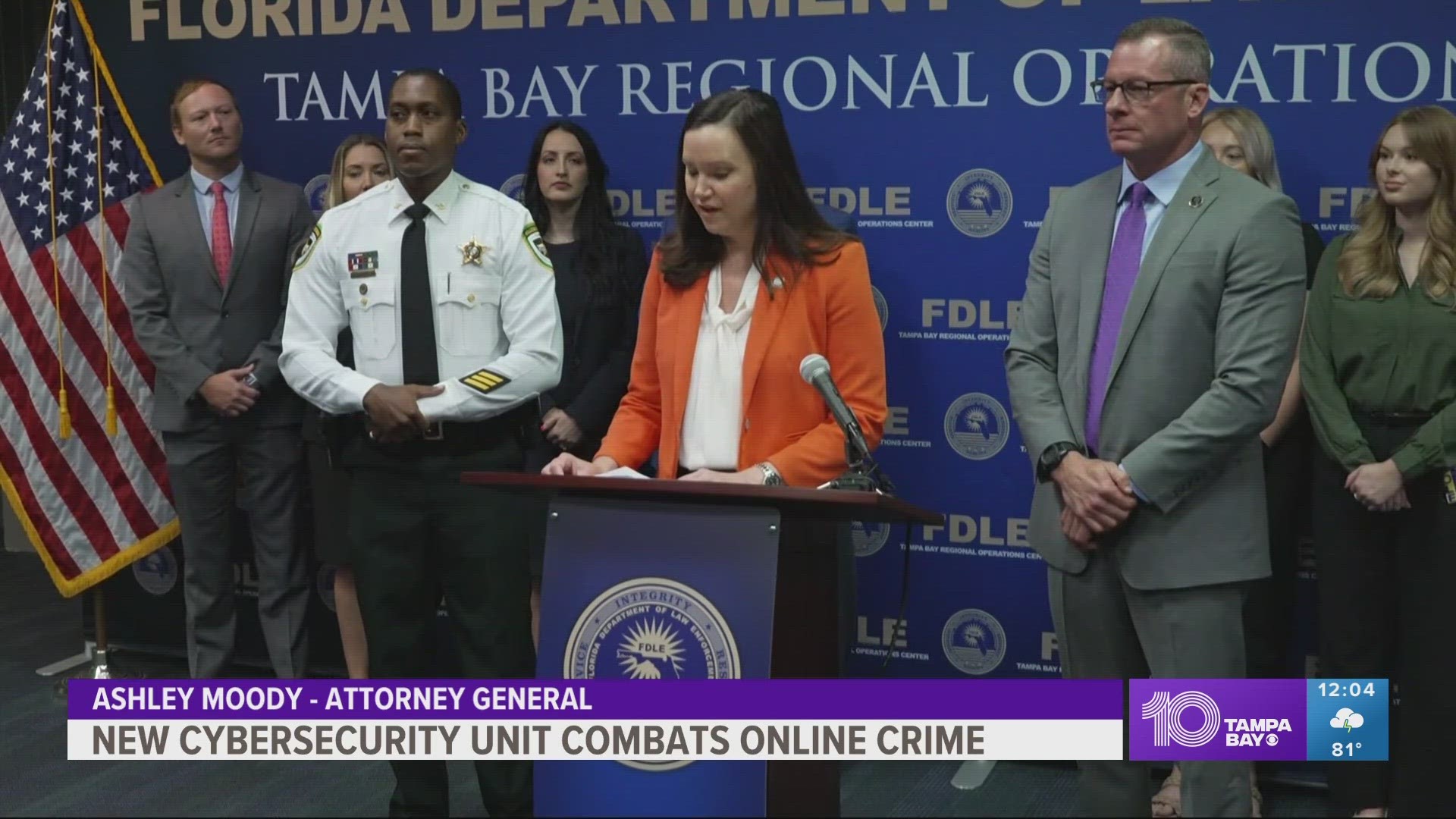 Florida AG Ashley Moody says this is the first statewide agency to combat hacking and other cybercrimes