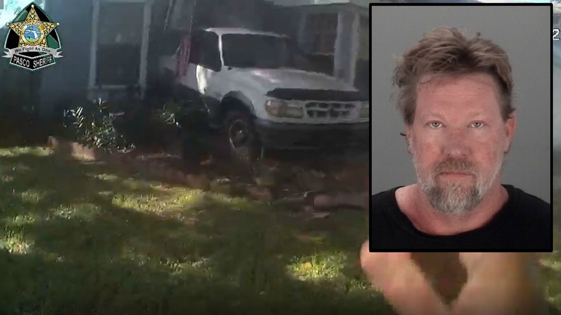Pasco House Temporarily Condemned After Man Drives Car Into It 2879