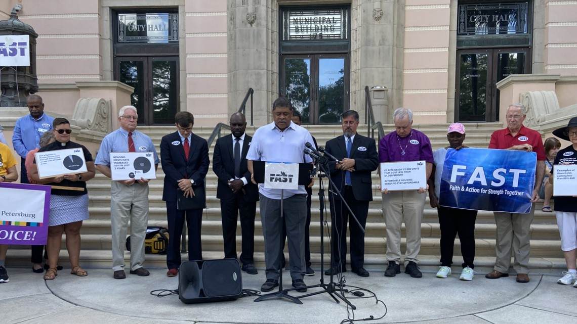 Faith leaders demand more affordable housing from St. Pete mayor | wtsp.com