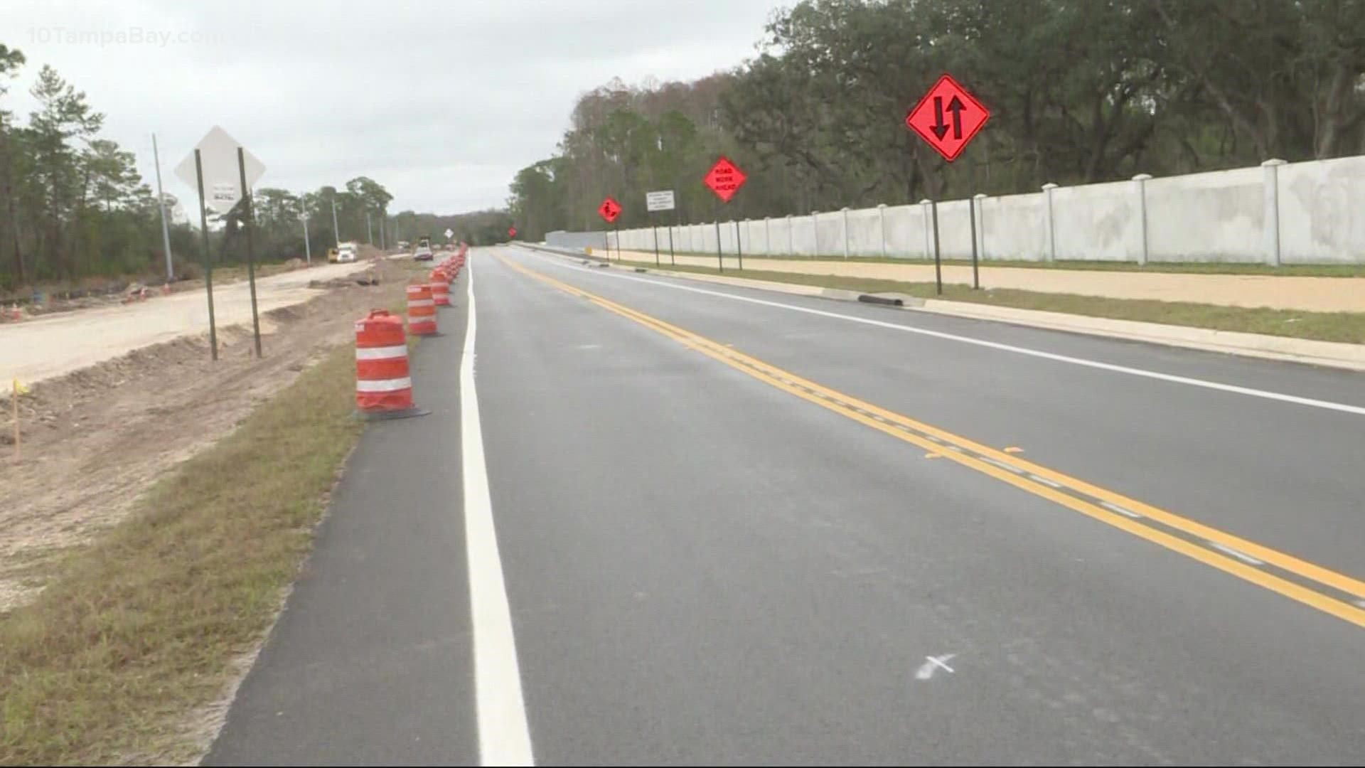 The project aims "to improve east-west roadway capacity and enhance overall mobility" in the Pasco County area.